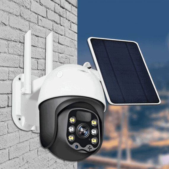 Camera HD CCTV cu panou solar SX908, 2MP, LED - 2- Roveli