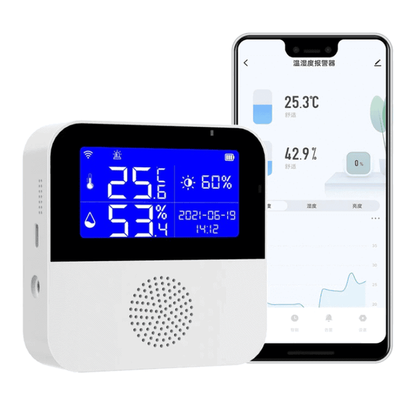 Monitor temperatura si umiditate WD01, Wifi, Smart - 2- Roveli