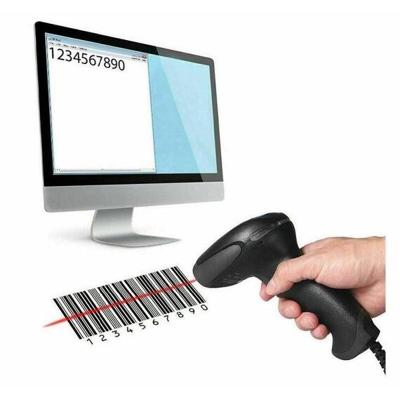 Scanner coduri de bare A202, cu fir, USB - 3- Roveli