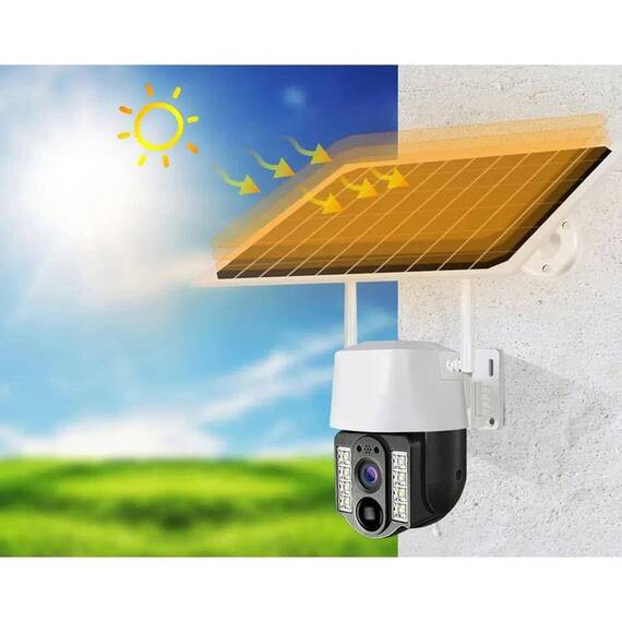 Camera de supraveghere, WIFI, 3MP, panou solar - 4- Roveli