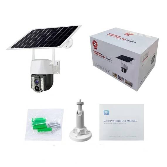 Camera de supraveghere, WIFI, 3MP, panou solar - 9- Roveli
