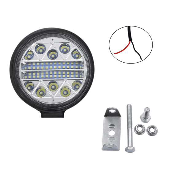 Set 2x Proiectoare auto rotunde, 34 leduri, 102W/proiector - 4- Roveli