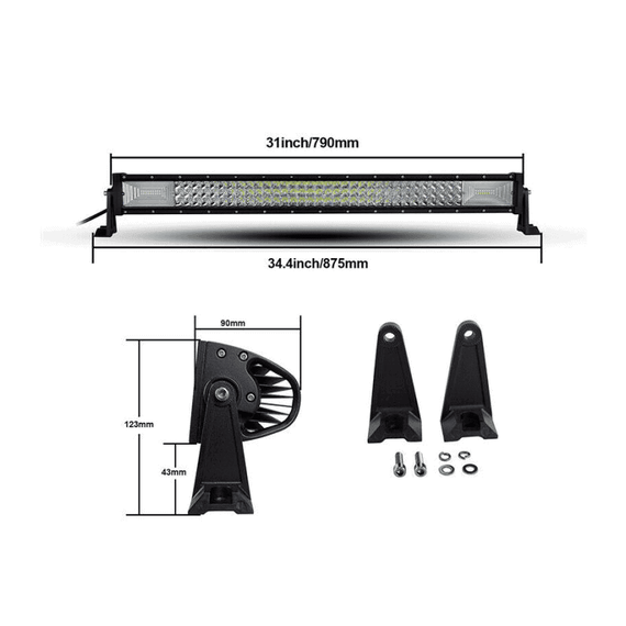 Proiector auto LED SMD, Off Road, 405W - 7- Roveli