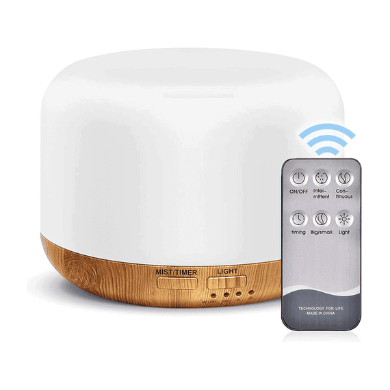 Umidificator si difuzor arome LED T62, 500ml - - Roveli