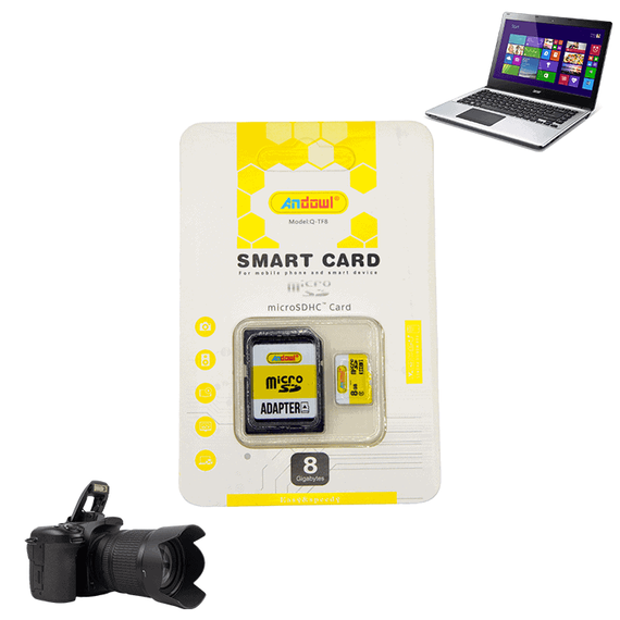 Card 8GB micro SD cu adaptor TF8 - 3- Roveli