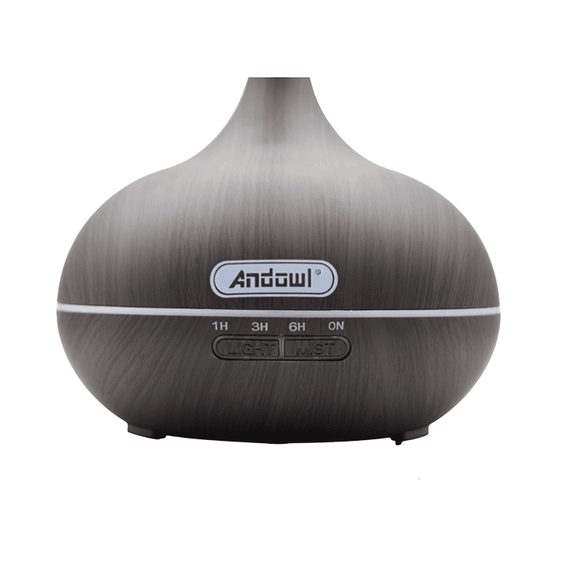 Umidificator XJ201 7LED, purificator, maro inchis - 3- Roveli