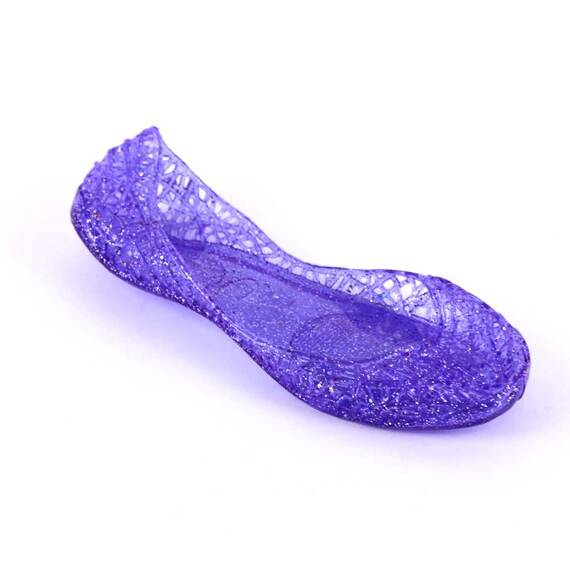 Balerini de copii, moi si usori, cu sclipici F115-PURPLE, Culoare (12): Mov, Marime (12): 35 - - Roveli