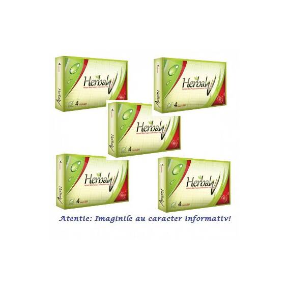 Herbal V Pachet 5 cutii cu 4 capsule Sichuan Weilong Razmed - - Roveli