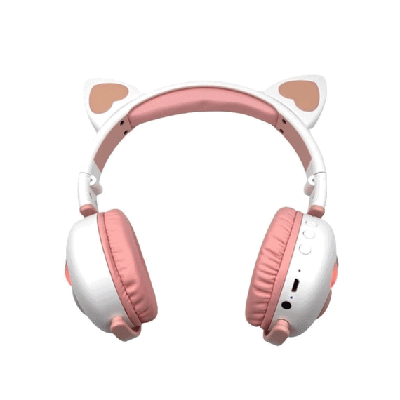 Casti wireless MAX60 LED, bluetooth - - Roveli