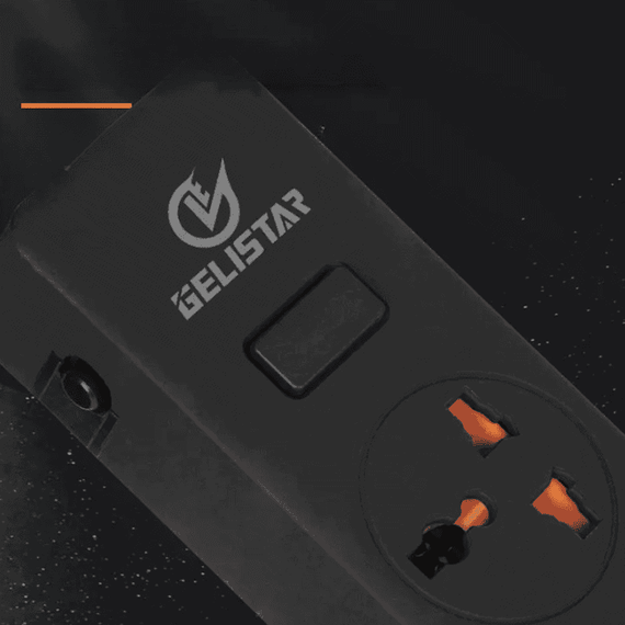 Prelungitor cu 3 prize si 4USB, E299, alb/negru - 3- Roveli