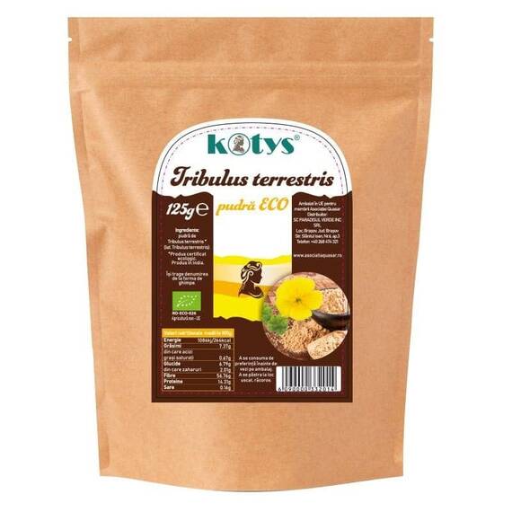 Tribulus Terrestris Pudra Eco 125 g Kotys - - Roveli