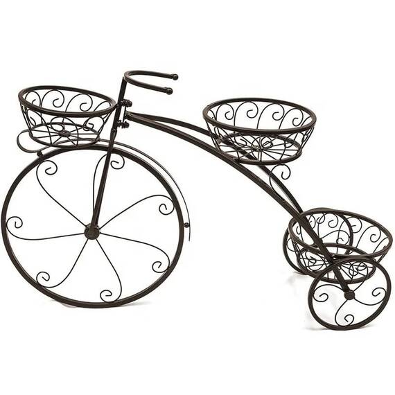 Suport ghivece tip bicicleta vintage, 2 modele - - Roveli