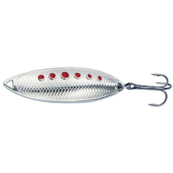 Lingurita oscilanta Konger Flying Spoon Nr.2 5.7cm/17gr Silver/Red - - Roveli