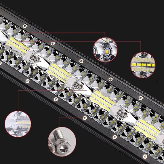 Proiector auto LED cu suport, 240W, 30.3cm - 7- Roveli