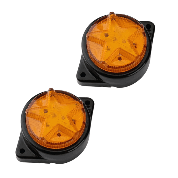 Set 2 x Lumini gabarit LED 24V, stea, rotunde, diverse culori - 7- Roveli Set 2 x Lumini gabarit LED 24V, stea, rotunde, diverse culori - 7- Roveli