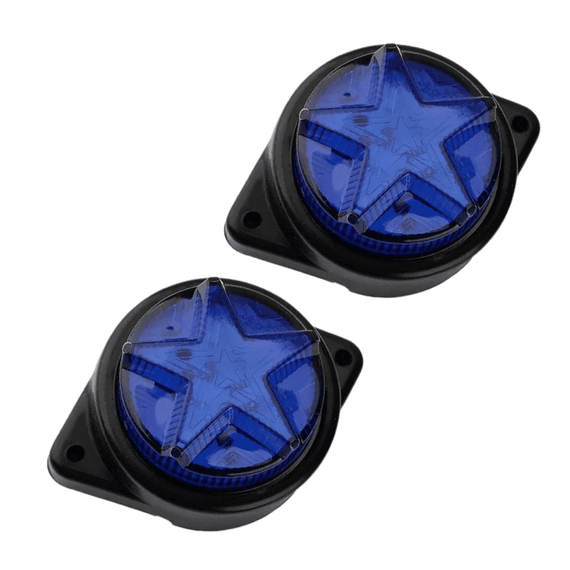 Set 2 x Lumini gabarit LED 24V, stea, rotunde, diverse culori - 8- Roveli Set 2 x Lumini gabarit LED 24V, stea, rotunde, diverse culori - 8- Roveli