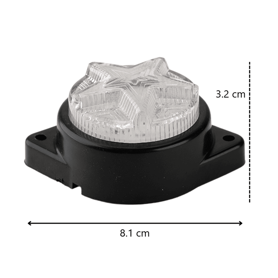 Set 2 x Lumini gabarit LED 24V, stea, rotunde, diverse culori - 9- Roveli Set 2 x Lumini gabarit LED 24V, stea, rotunde, diverse culori - 9- Roveli