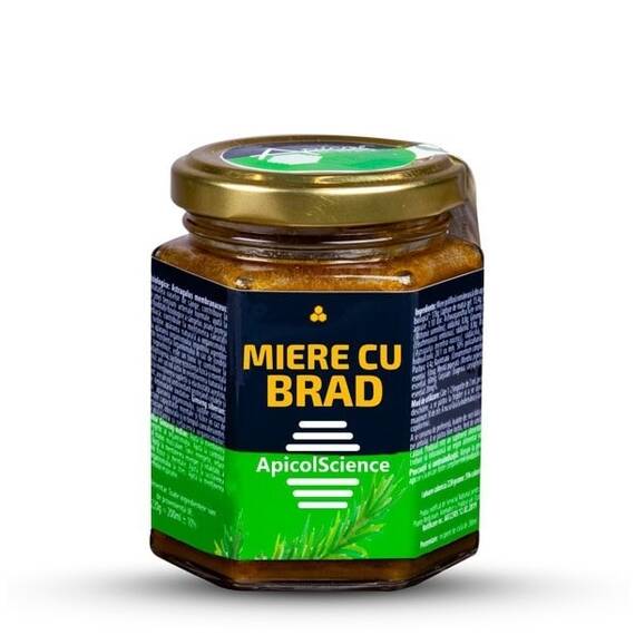 Miere cu Brad 200 ml Apicol Science - - Roveli