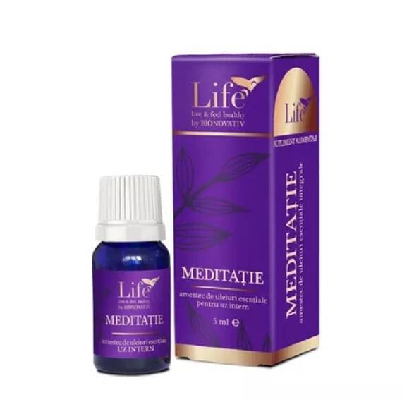 Ulei Esential Integral Meditatie 5 ml Bionovativ Life - - Roveli