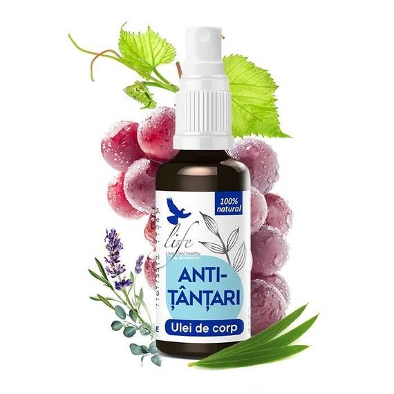 Ulei de Corp Antitantari 50 ml Bionovativ Life - - Roveli