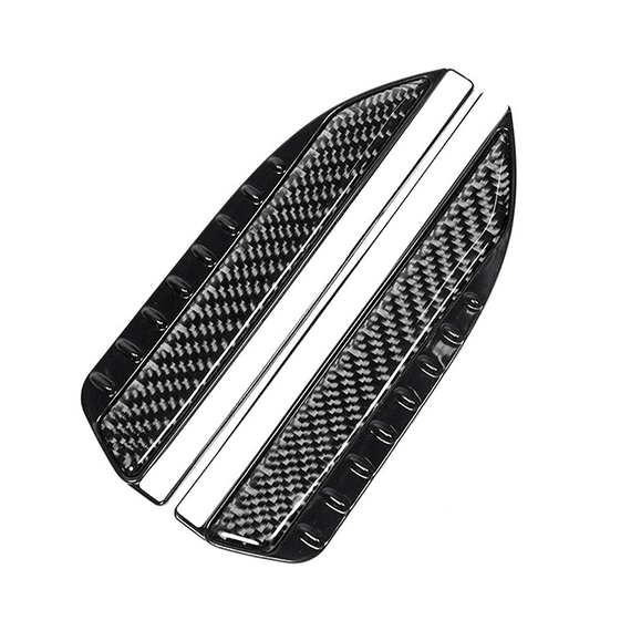 Set 2 x protectie pentru oglinzi auto, fibra de carbon - - Roveli