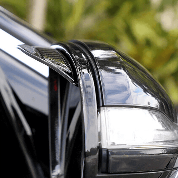 Set 2 x protectie pentru oglinzi auto, fibra de carbon - 6- Roveli