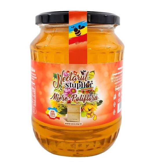 Miere Poliflora Nectarul Stupilor 950 g Complex Apicol - - Roveli