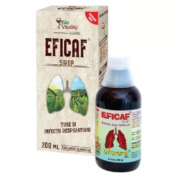 Sirop Eficaf 200 ml Bio Vitality - - Roveli