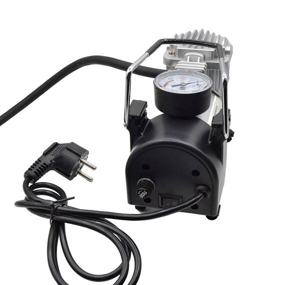 Compresor auto cu manometru, 220V, 100 PSI - 3- Roveli