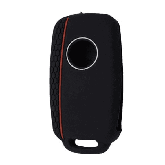 Husa cheie din silicon, compatibila cu Skoda Octavia, volkswagen, VW Superb, Rapid, Fabia, Golf, Passat, Bora, Polo, Tiguan, Touran, Tuareg, Negru - 2- Roveli