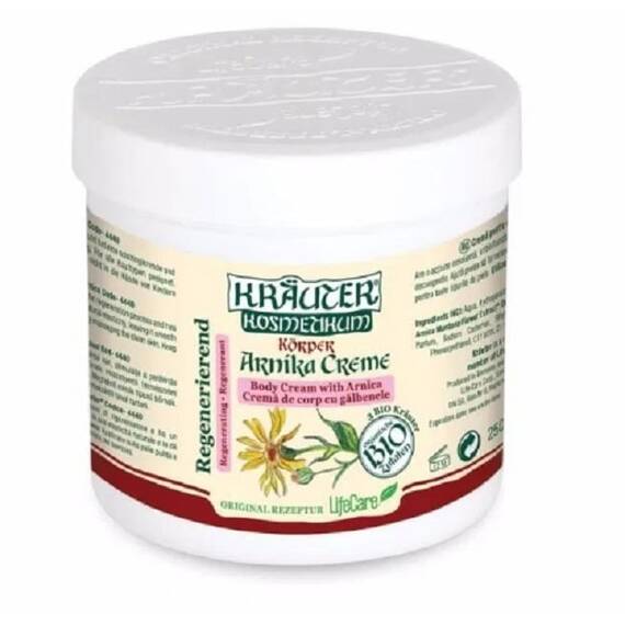 Crema de Corp cu Arnica Bio 250 ml Life Care - - Roveli