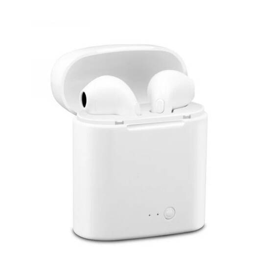 Set 2 Casti Bluetooth TWS i7 Mini, toc incarcare, Touch Control - 5- Roveli
