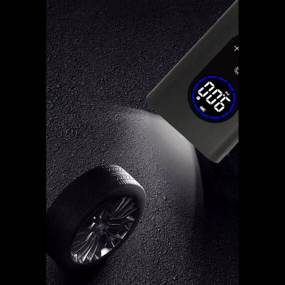 Compresor digital auto portabil, reicarcabil, Display LCD, 80W - 6- Roveli