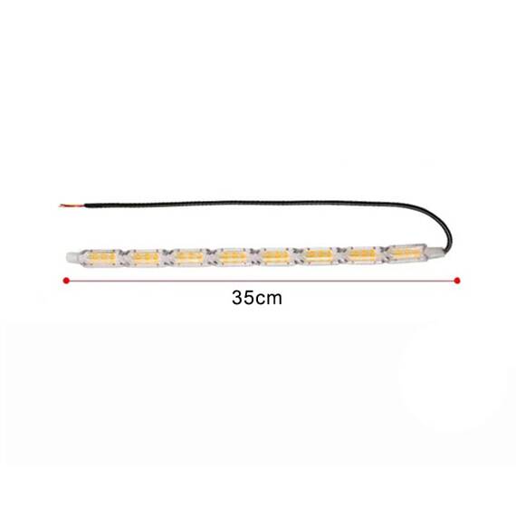 Set 2 Benzi LED flexibile, lumini de zi, 35cm, 12V - 8- Roveli