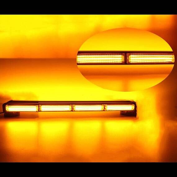 Proiector dublu auto lumina de avertizare, 61 cm, 8 LED COB, 80W - 2- Roveli