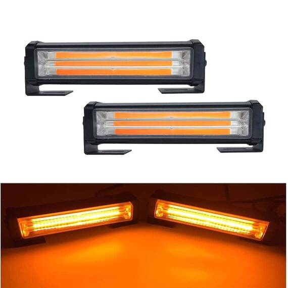 Set 2 Lampi auto, lumina de avertizare, stroboscop, 40W - 8- Roveli
