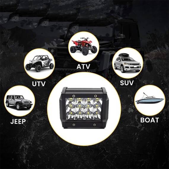 Set 2 Proiectoare LED cu 12 leduri, 36W/proiector - 6- Roveli