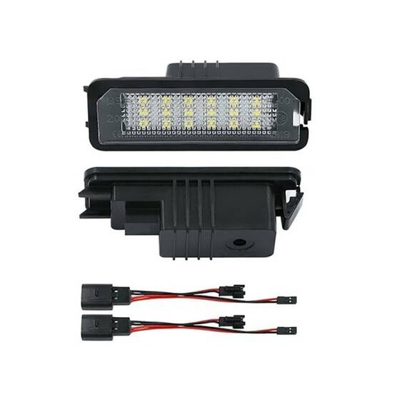 Set 2 x Lampi LED iluminare numar H02008, canbus, VW/Skoda/Seat - 3- Roveli