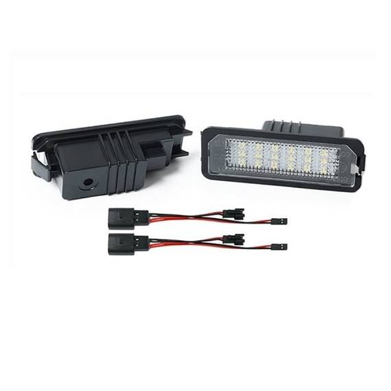 Set 2 x Lampi LED iluminare numar H02008, canbus, VW/Skoda/Seat - 4- Roveli