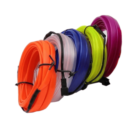 Banda neon auto, flexibila, 12V, LED 2m, diverse culori - 10- Roveli