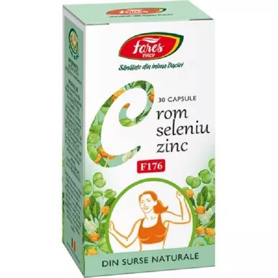 Crom Seleniu Zinc 30 capsule Fares - - Roveli