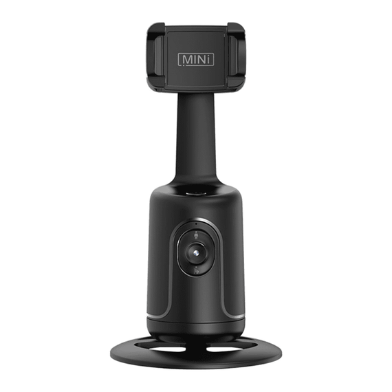 Suport telefon live Youtube, Facebook, TikTok ,Vlogging cu inteligenta artificiala care urmareste subiectul live-ului la 360°  P01 - 2- Roveli