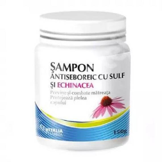 ​Sampon Antiseboreic cu Sulf si Echinacea 150 g Vitalia - - Roveli