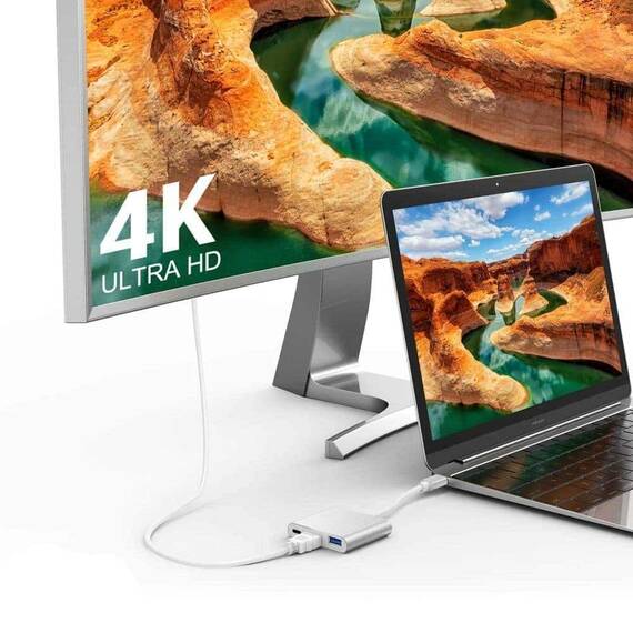 Adaptor 3 in 1 USB, HDMI, Tip C 308 - 3- Roveli
