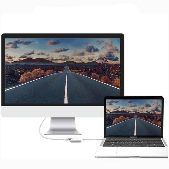 Adaptor 3 in 1 USB, HDMI, Tip C 308 - 8- Roveli