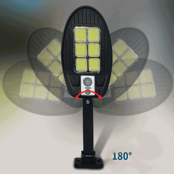 Lampa solara cu telecomanda YX668COB6, senzor, 24W - 6- Roveli