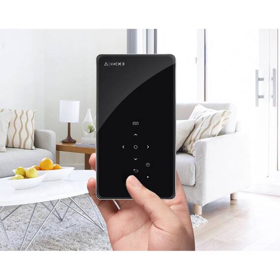 Mini videoproiector portabil Y8, telecomanda, UHD - 5- Roveli