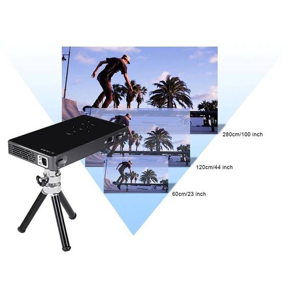 Mini videoproiector portabil Y8, telecomanda, UHD - 11- Roveli