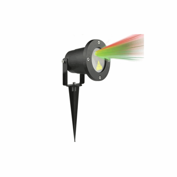 Proiector rosu verde, metalic - - Roveli