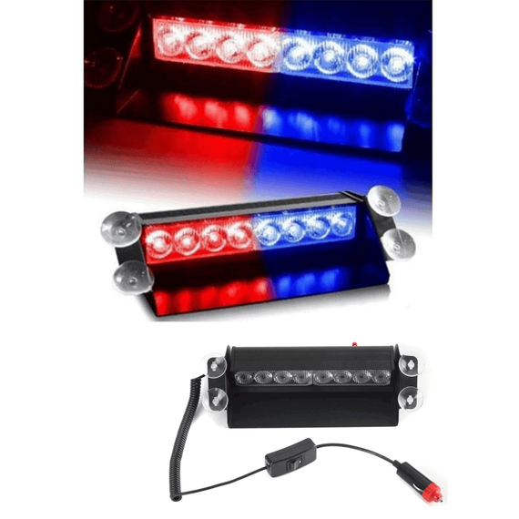 Lampa HB 803C LED stroboscop, montaj parbriz, 8W - 7- Roveli